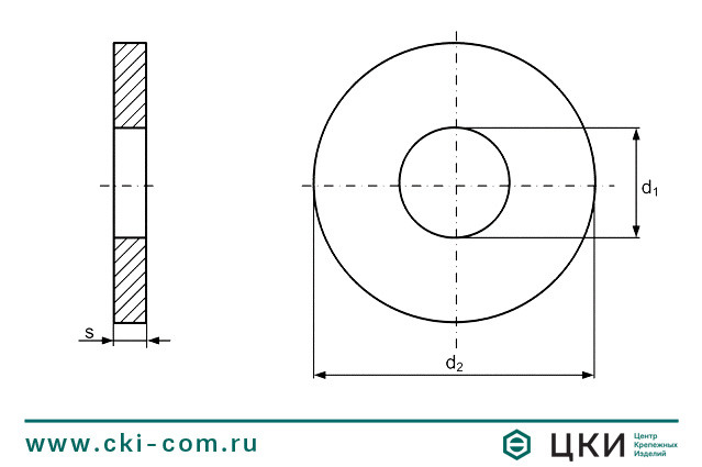 Шайба DIN 440 R  для деревянных конструкций