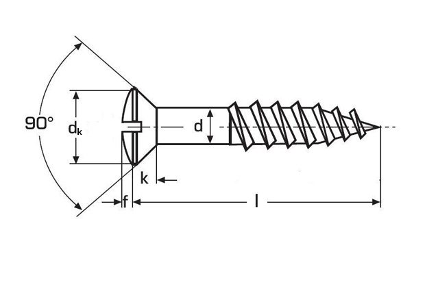 Шуруп DIN 7995