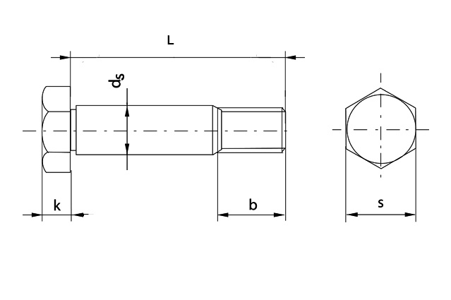 Болт DIN 610