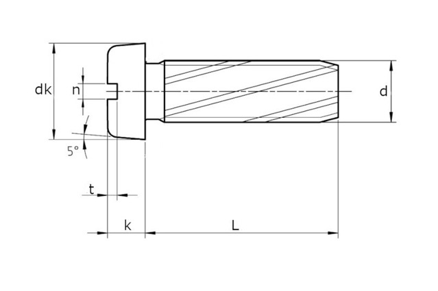 Винт DIN 7513 B
