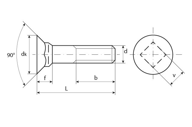 Болт DIN 608