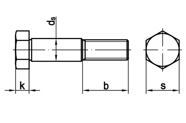 Болт DIN 609